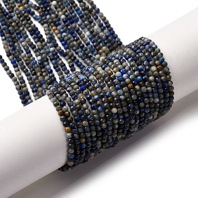 Natural Lapis Lazuli Beads Strands G-L629-B01-2mm-02-1