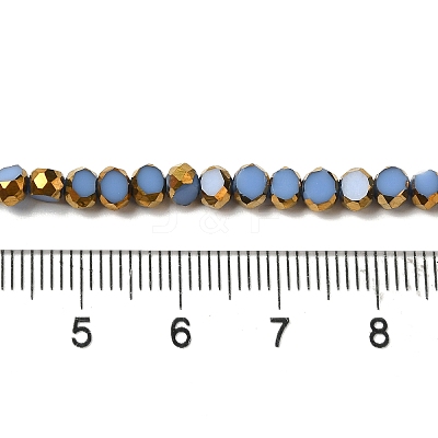 Electroplate Glass Beads Strands EGLA-P061-01A-08-1