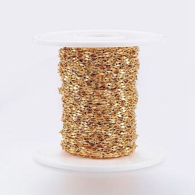 Ion Plating(IP) 304 Stainless Steel Chains STAS-G038-06G-1