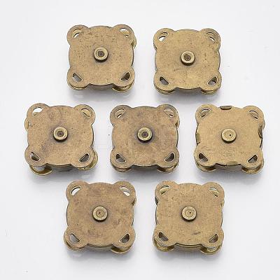 Iron Purse Snap Clasps IFIN-R203-68AB-1