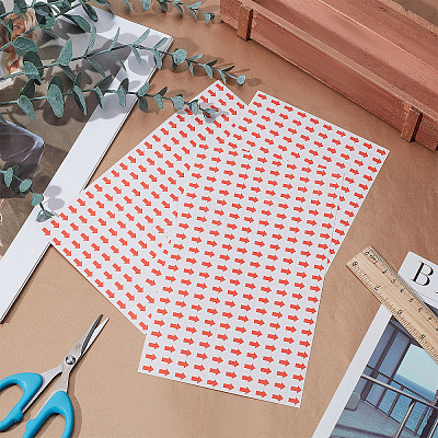 Waterproof PVC Arrow Self-Adhesive Stickers DIY-GF0006-43-1