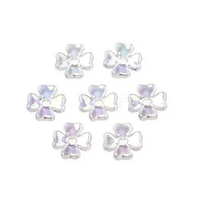 Transparent Acrylic Bead Caps TACR-Q273-06-1