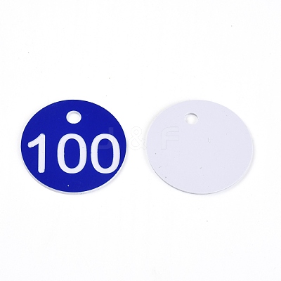 Opaque Acrylic Pendants SACR-WH0005-02-1