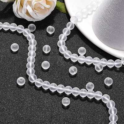 Quartz Crystal Beads Strands X-G497-8mm-1
