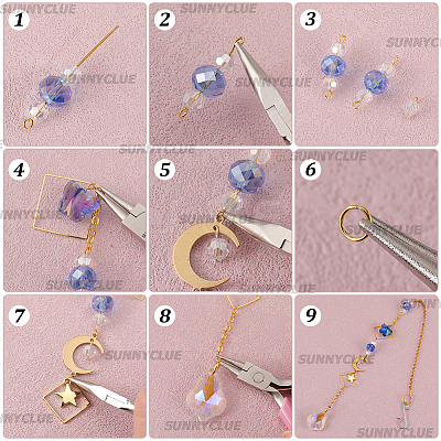 DIY Pendant Decoration Suncatchers Making Kit DIY-SC0024-01-1
