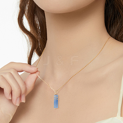 18Pcs 9 Styles Natural Gemstone Pendants FIND-FH0006-44-1