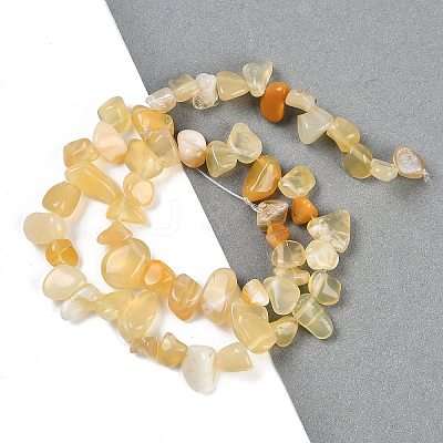 Natural Yellow Opal Nuggets Beads Strands G-B125-A04-01-1