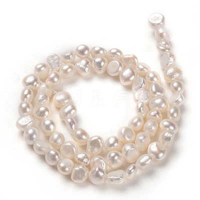 Natural Cultured Freshwater Pearl Beads Strands PEAR-L033-44-1