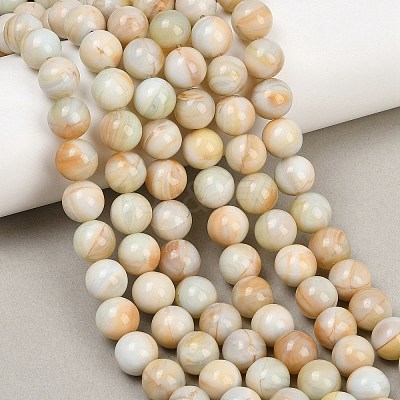 Handmade Lampwork Beads Strand LAMP-B056-10mm-01-1