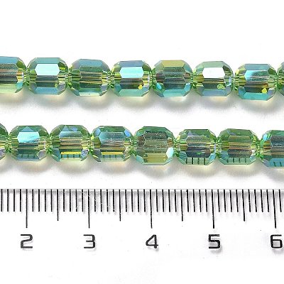 Electroplate Glass Beads Strands EGLA-D030-19K-1