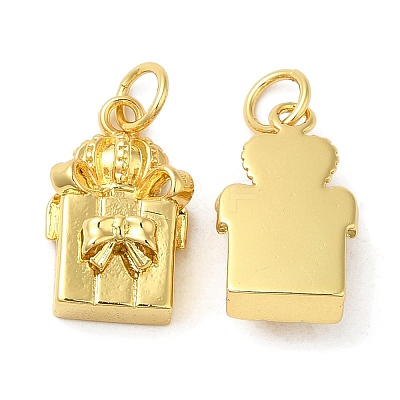 Rack Plating Brass Pendants KK-C030-31G-1