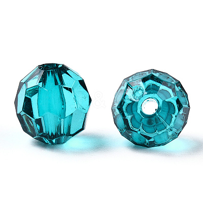 Transparent Acrylic Beads TACR-Q257-10mm-V18-1
