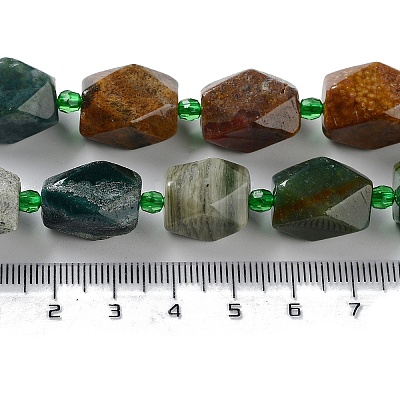 Natural Indian Agate Beads Strands G-C182-29-02-1