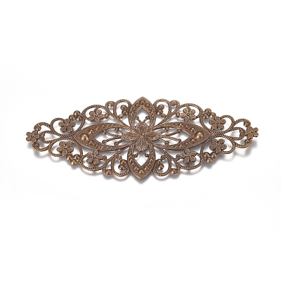 Brass Filigree Joiners KK-G368-01AB-1