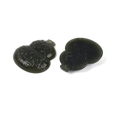 Natural Hetian Jade Carved Pendants G-N371-06-1