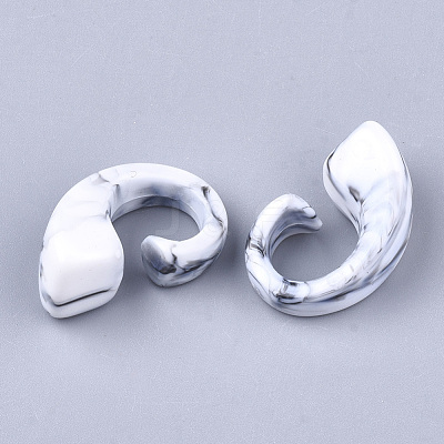 Acrylic Beads OACR-S021-11G-1