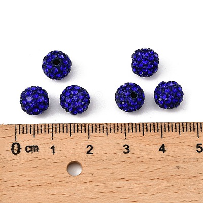 Pave Disco Ball Beads RB-H258-10MM-206-1