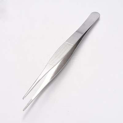 Stainless Steel Tweezers AJEW-WH0098-09-1