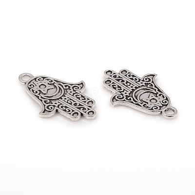 Tibetan Style Alloy Pendants TIBEP-G026-01AS-1