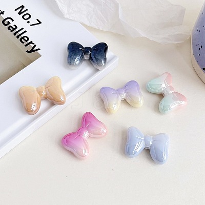 Printed Acrylic Beads OACR-P024-05-1
