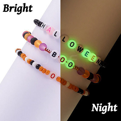 500Pcs 5 Styles Acrylic Beads MACR-TA0001-34-1