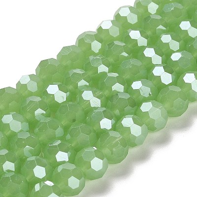 Electroplate Glass Beads Strands X-EGLA-A035-J10mm-A01-1