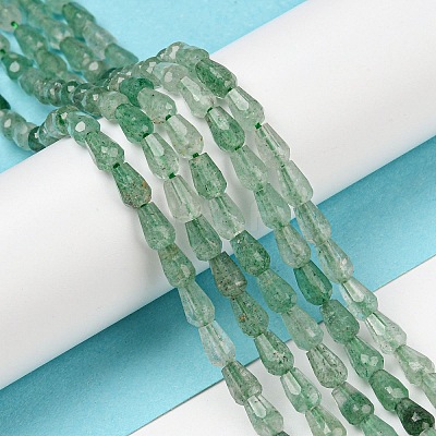 Natural Green Strawberry Quartz Beads Strands G-C080-B04-01-1