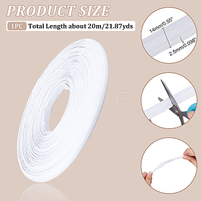 Polycotton Boning DIY-WH0504-16A-1