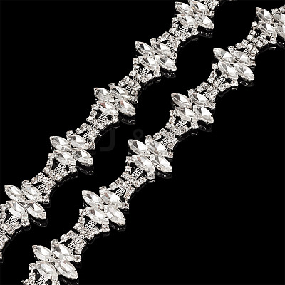 1 Yard Iron Rhinestone Strass Chains FIND-PJ0001-44A-1