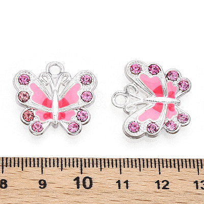 Alloy Enamel Pendants LS-FIND-WH0417-27F-1