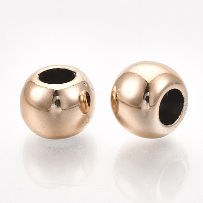 UV Plating ABS Plastic European Beads X-CCB-S162-28H-03-1