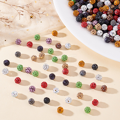 150Pcs 15 Colors Handmade Polymer Clay Beads CLAY-ME0001-02-1
