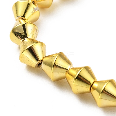 Electroplated Non-magnetic Synthetic Hematite Beads Strands G-G849-02G-1