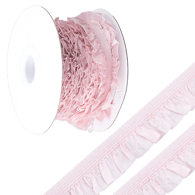 10 Yards Flat Chinlon Elastic Cord Trim OCOR-WH0070-75C-1