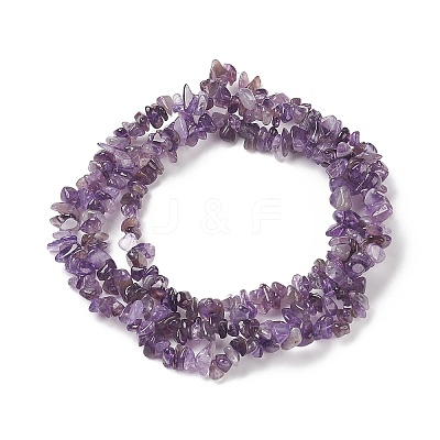 Natural Amethyst Beads Strands F014-1-1