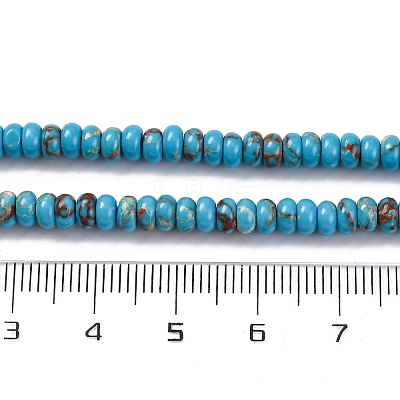 Synthetic Imperial Jasper Dyed Beads Strands G-K343-C39-04-1