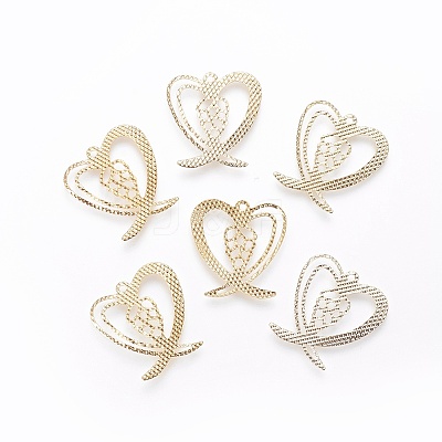 Iron Filigree Pendants LS-IFIN-F158-09G-1