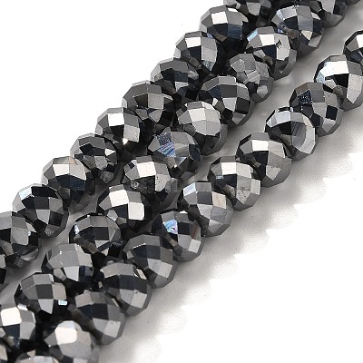 Terahertz Stone Beads Strands G-L613-D02-01-1