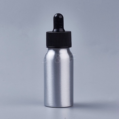30ml Aluminium Empty Glass Dropper Bottles X-MRMJ-WH0033-01A-1