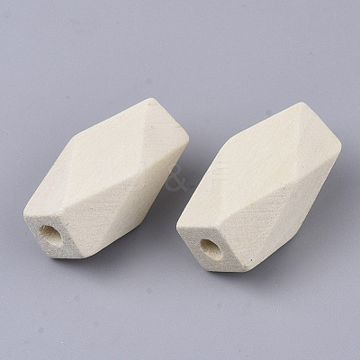 Unfinished Wood Beads WOOD-Q039-05B-1