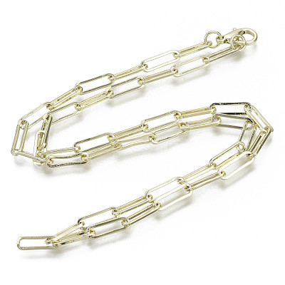 Brass Paperclip Chains MAK-S072-14B-14KC-1