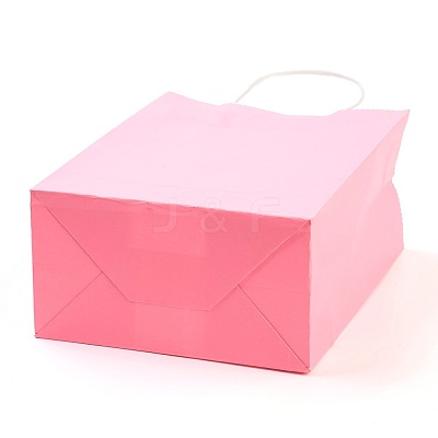 Pure Color Kraft Paper Bags AJEW-G020-C-11-1
