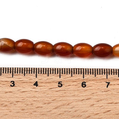 Natural Red Agate Beads Strands G-F801-F01-01A-1