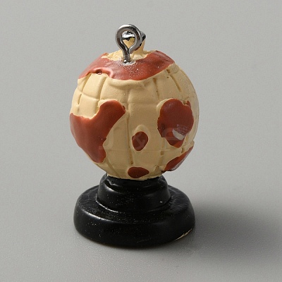 Opaque Resin Pendants RESI-TAC0002-73G-1