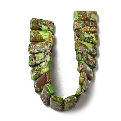 Synthetic Imperial Jasper Beads Strands G-Q050-A01-05-1