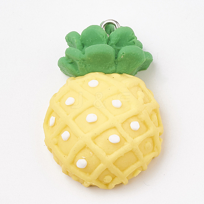 Handmade Polymer Clay Pendants CLAY-T012-06-1