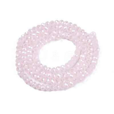 Electroplate Glass Beads Strands EGLA-A044-J1mm-A02-1