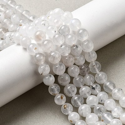 Natural Rainbow Moonstone Beads Strands G-D340-A01-8mm-1