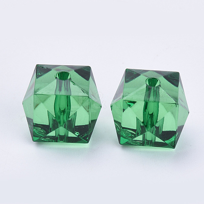 Transparent Acrylic Beads TACR-Q259-10mm-V17-1
