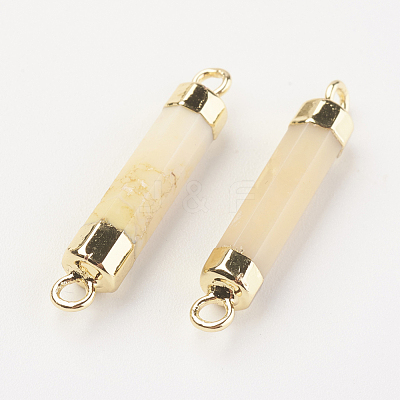 Natural Gemstone Links connectors G-F527-11-1